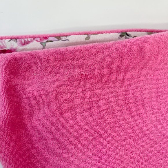 LoveShackFancy Hurley NEW Hawaiian Hibiscus Terry Cheeky Bikini Bottoms MEDIUM - Picture 5 of 6